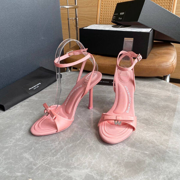 Босоножки Alexander Wang женский кожа розовый 116387-3