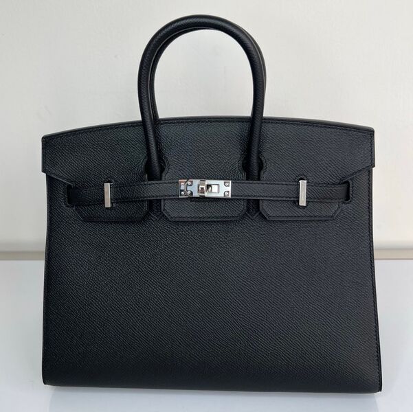 Сумка Hermès Birkin 25 женский кожа черный 139364