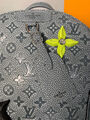 Мужской рюкзак Louis Vuitton мужской кожа графитовый 121192-3