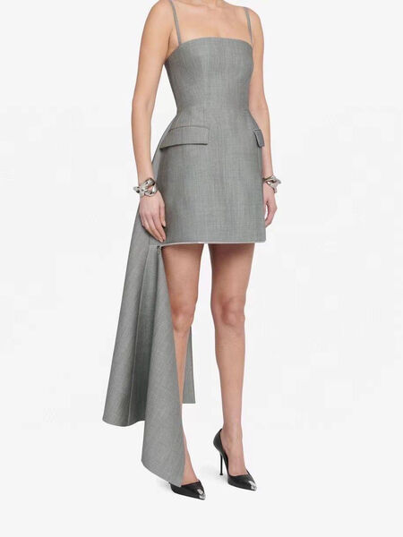 Платье Alexander McQueen женский графитовый 130297-3