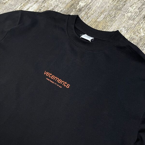 Мужская футболка Vetements мужской черный 143842-3