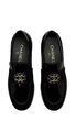 Лоферы Chanel женский кожа черный 104443-2