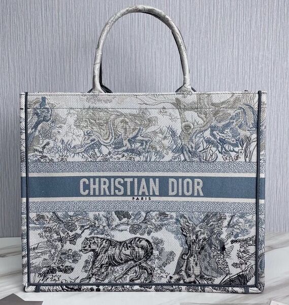 Сумка Christian Dior Book 41 женский текстиль графитовый 74162
