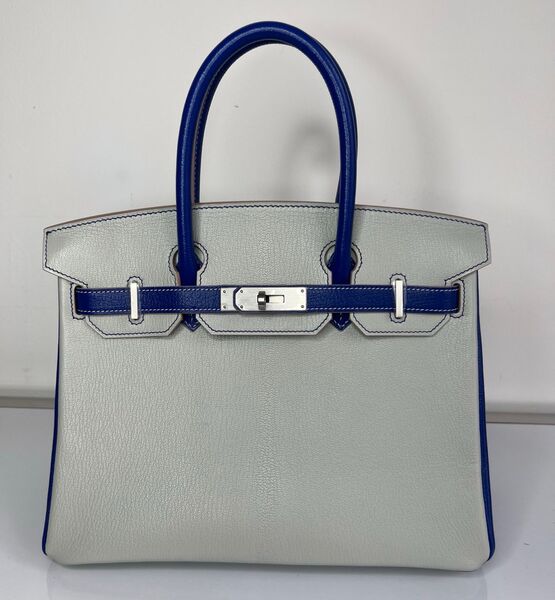 Сумка Hermès Birkin 30 женский кожа графитовый 139368