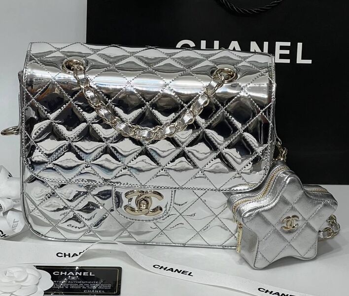 Рюкзак Chanel женский кожа графитовый 134686