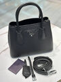 Сумка Prada женский кожа черный 158903-2