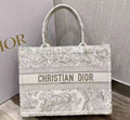 Сумка Christian Dior Book 36 женский текстиль графитовый 74183-1