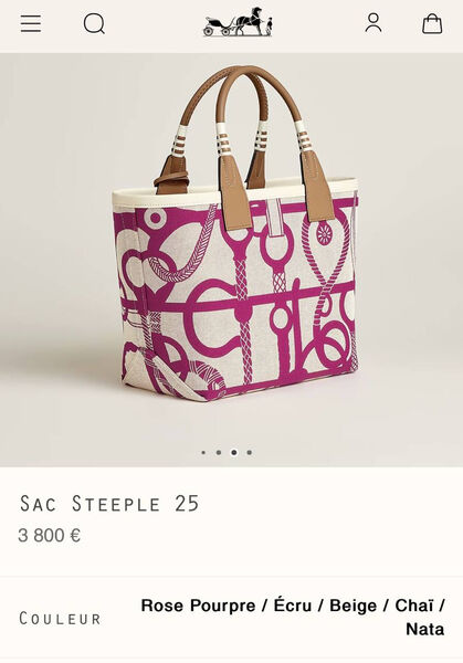 Сумка Hermès женский кожа фиолетовый 151015-4
