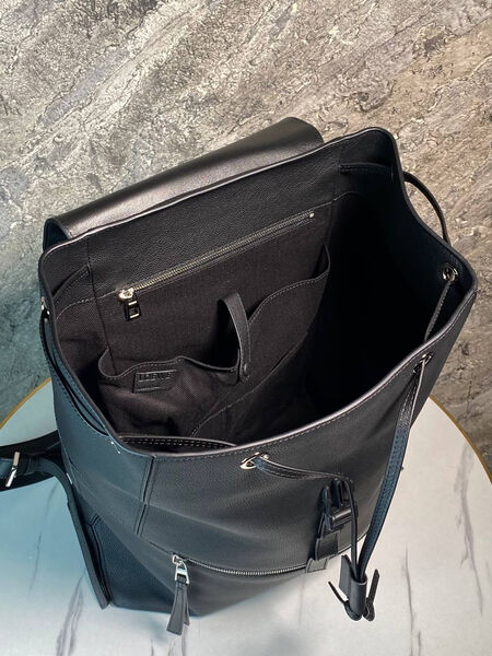 Мужской рюкзак Loewe мужской кожа черный 171767-5