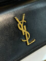 Сумка Saint Laurent Sunset Chain женский кожа черный 141998-6