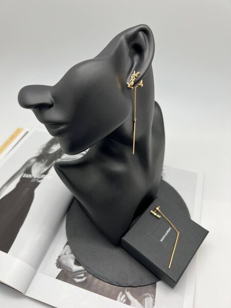 Серьги Saint Laurent бронзовый 175336