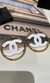 Серьги Chanel белый 175966