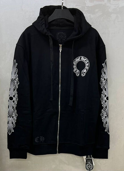 Худи Chrome Hearts женский черный 196999