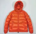 Мужской пуховик Moncler мужской оранжевый 161598-1