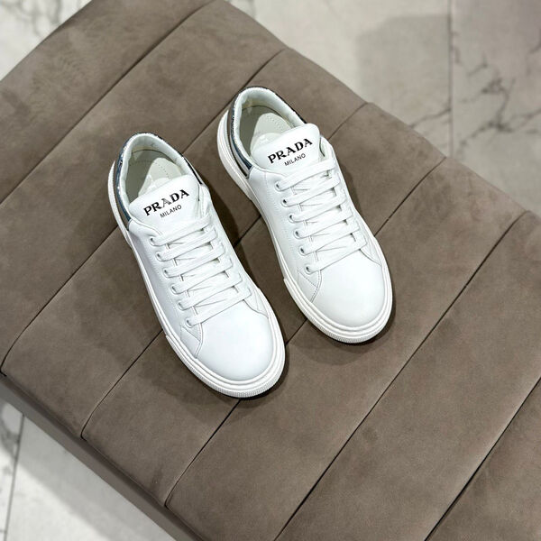 Кеды Prada женский кожа белый 110881-2