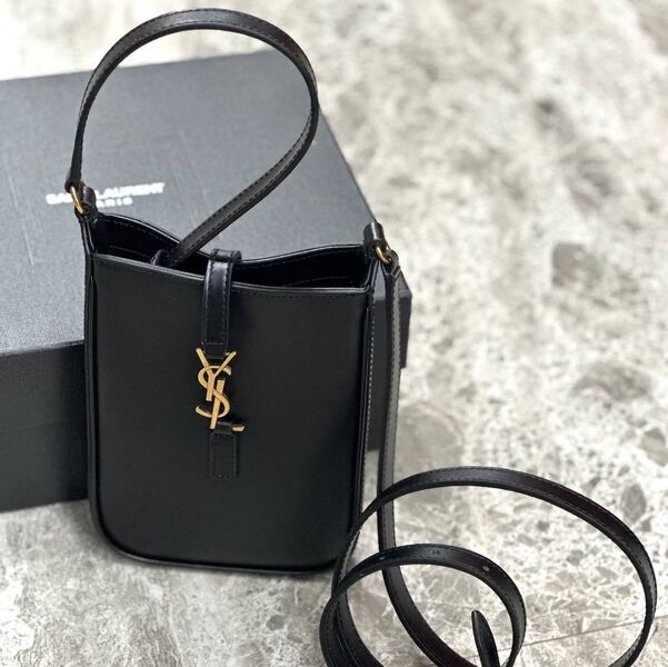 Сумка Saint Laurent женский кожа черный 113754
