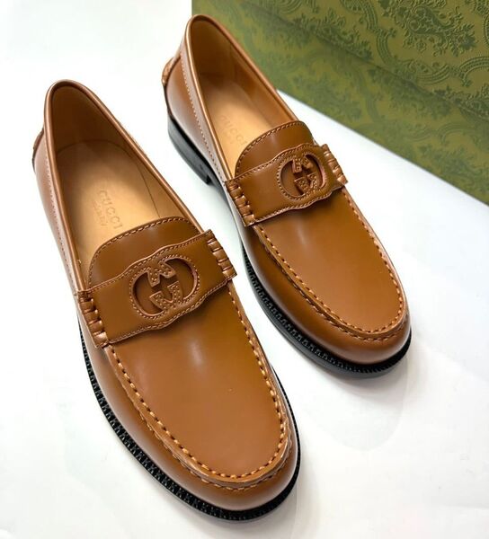Лоферы Gucci женский кожа 123929