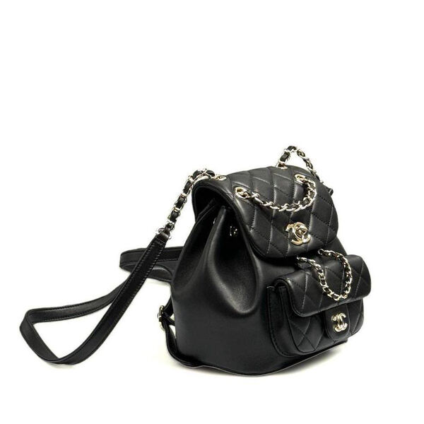 Рюкзак Chanel женский кожа черный 149780-3