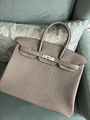 Сумка Hermès Birkin 35 женский кожа графитовый 139836-4