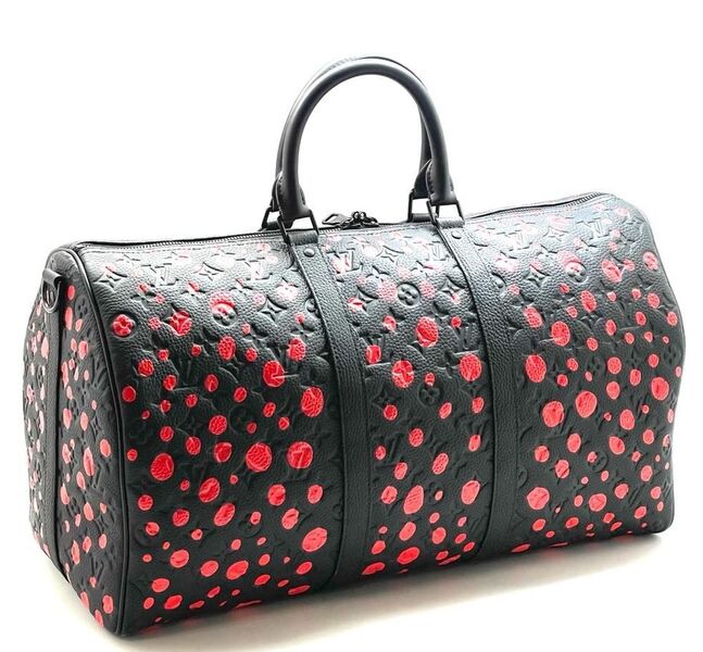 Дорожная сумка Louis Vuitton мужской кожа бордовый 108559