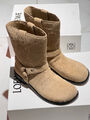 Сапоги Loewe женский кожа бежевый 160887-2