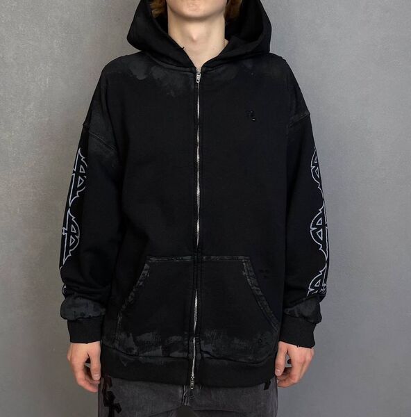 Мужское худи Balenciaga мужской черный 132137