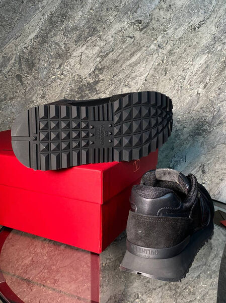 Мужские кроссовки Valentino мужской текстиль черный 131279-7