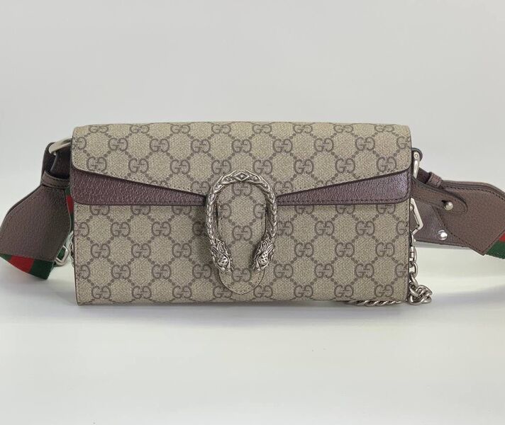 Сумка Gucci женский кожа бежевый 103083