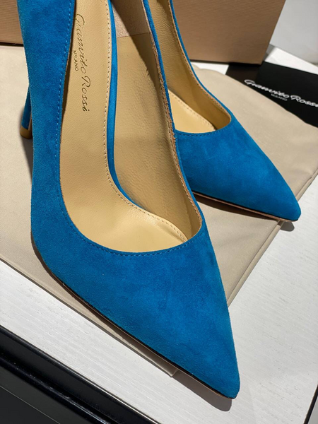 Туфли Gianvito Rossi женский замша синий 80088-4