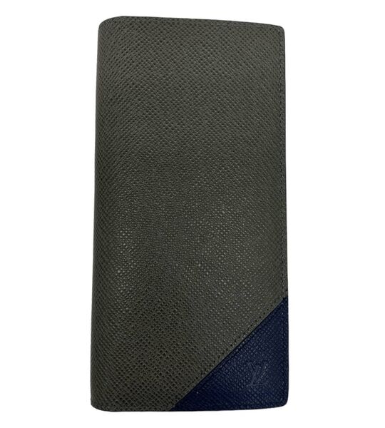Мужской портмоне Louis Vuitton мужской кожа болотный 150139