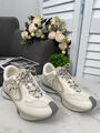 Кроссовки Gucci Run женский кожа белый 138968-3