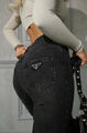 Джинсы Prada женский джинса графитовый 141384-4