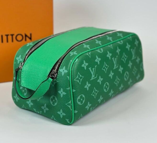 Несессер косметичка Louis Vuitton женский болотный 152406