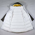 Мужской пуховик двусторонний Moncler мужской болотный 166525-6