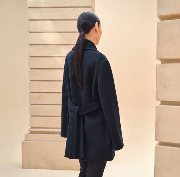 Пальто Hermès женский черный 175766-2