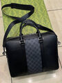 Мужской портфель Gucci мужской кожа черный 173929-1