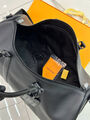 Дорожная сумка Louis Vuitton мужской кожа черный 99277-13