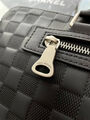 Мужской портфель Louis Vuitton мужской кожа черный 97627-5