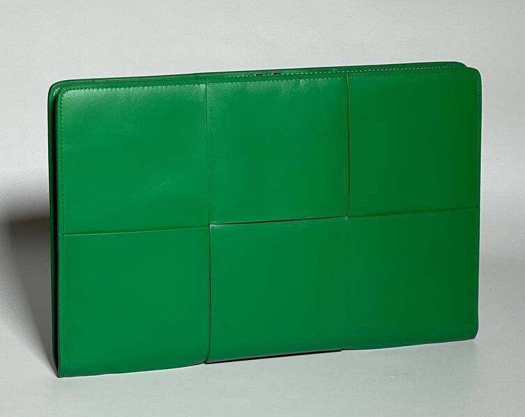 Мужская папка Bottega Veneta мужской кожа болотный 149930