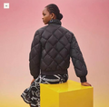 Пуховик двусторонний Hermès женский белый 63428-3