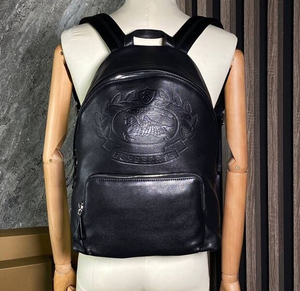 Мужской рюкзак Burberry мужской кожа черный 145928