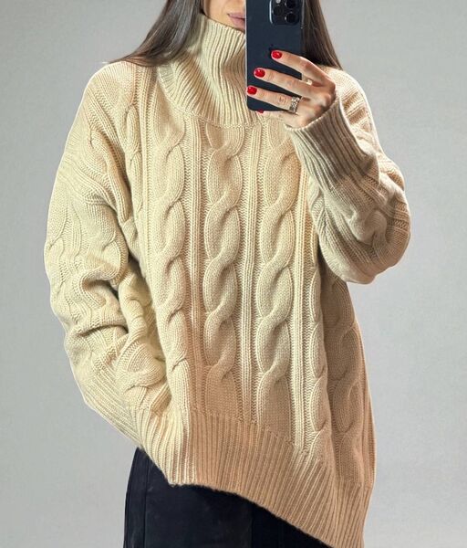 Свитер Max Mara женский кашемир бежевый 200815