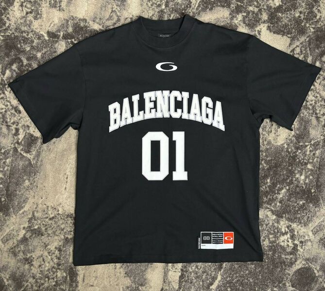 Мужская футболка Balenciaga мужской черный 175865