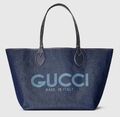 Сумка Gucci женский джинса синий 189877-1