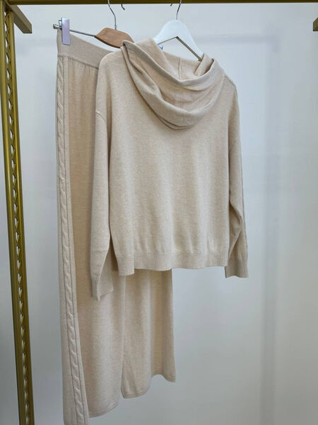Костюм Brunello Cucinelli женский бежевый 163109-2