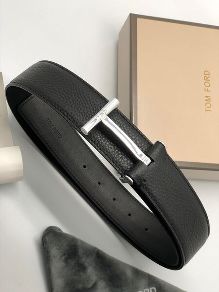 Ремень Tom Ford мужской кожа черный 63717