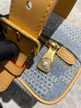 Косметичка Louis Vuitton женский текстиль бирюзовый 195330-5