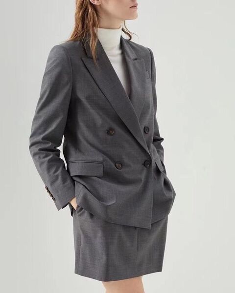 Костюм Brunello Cucinelli женский графитовый 124821