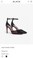 Туфли Alaïa женский кожа черный 153821-2