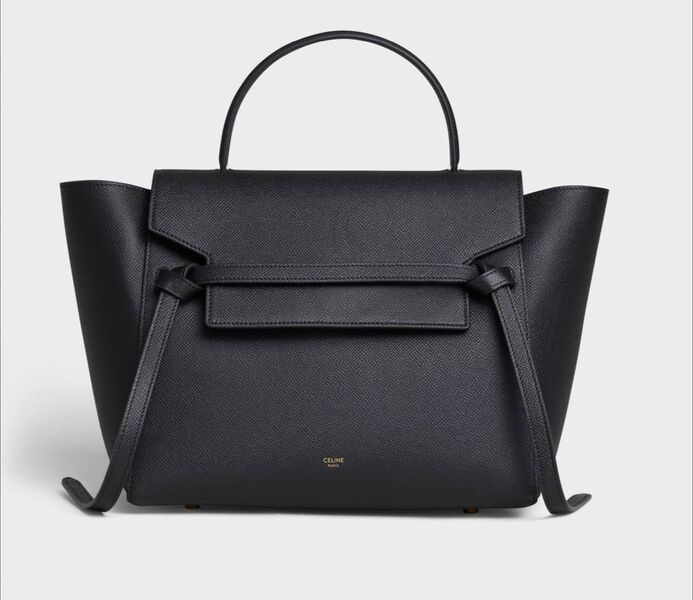 Сумка Celine Belt Mini женский кожа черный 98586